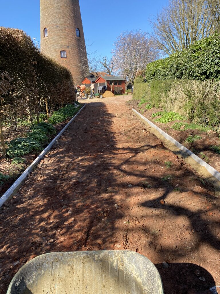 Aylsham Private Road And Edging During
